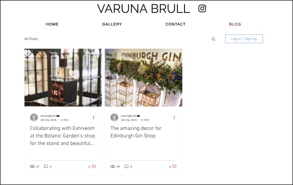 The blog